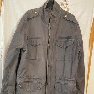Men's Gray Military Style Jacket